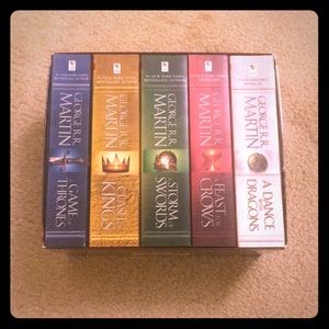 Game of Thrones 5 Book Set NWOT